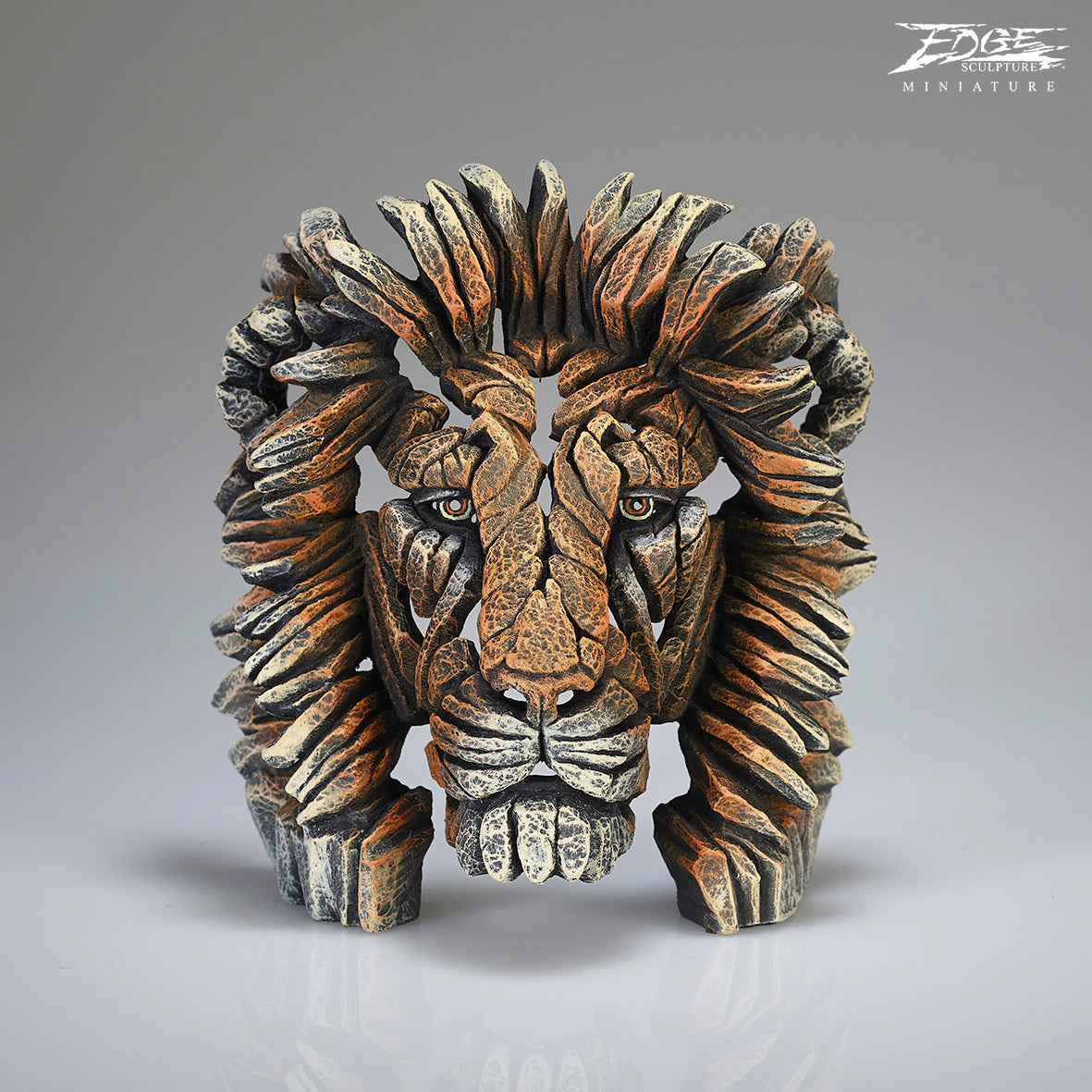 Lion Bust Savannah Miniature