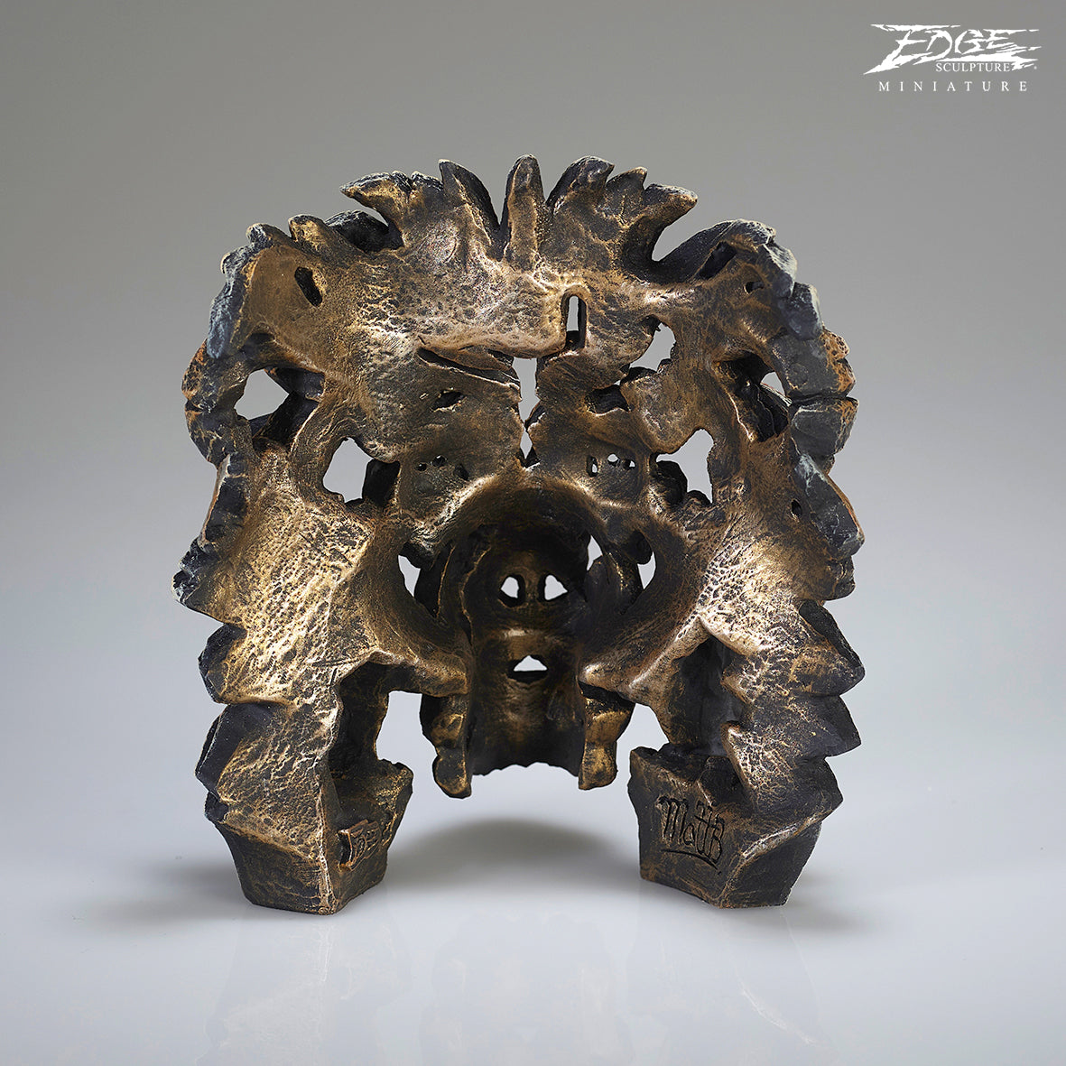 Lion Bust Savannah Miniature