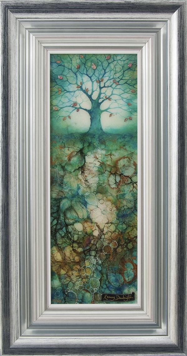 Elderberry blossom tree framed by artist kerry darlington