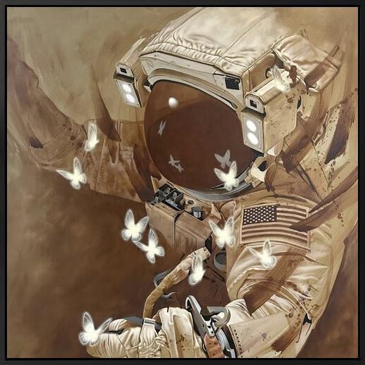 eleven ghosts framed print by artist jimmy law