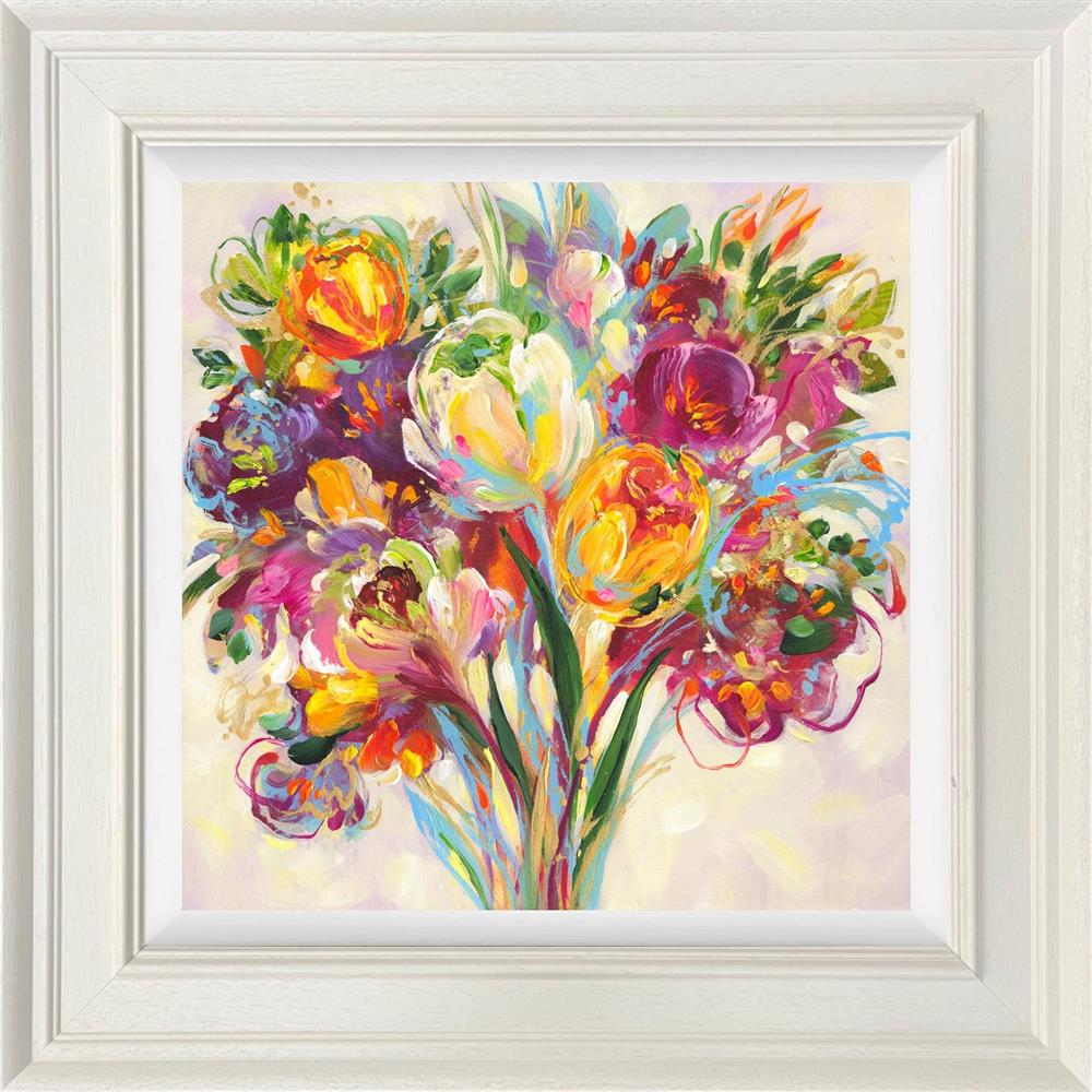 enchanted beauty framed print by artist anna cher