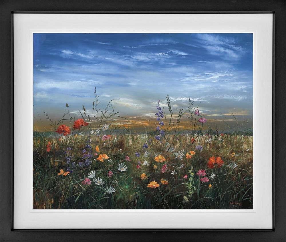 enchanted land framed print by artist kimberley harris