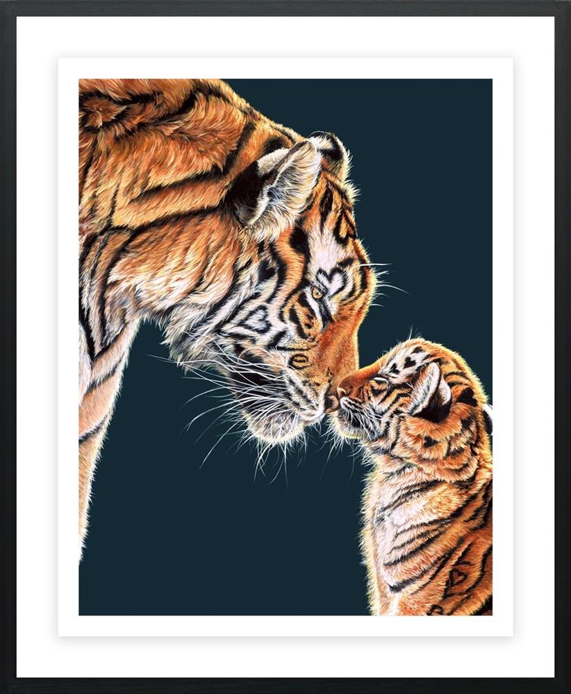 endless love framed bonded paper deluxe print by artist hayley goodhead