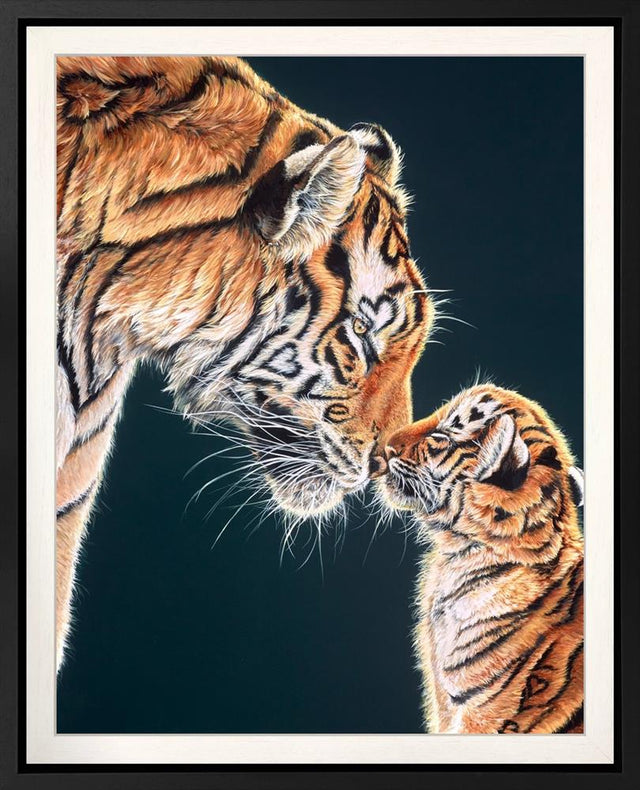 endless love framed canvas print by artist hayley goodhead