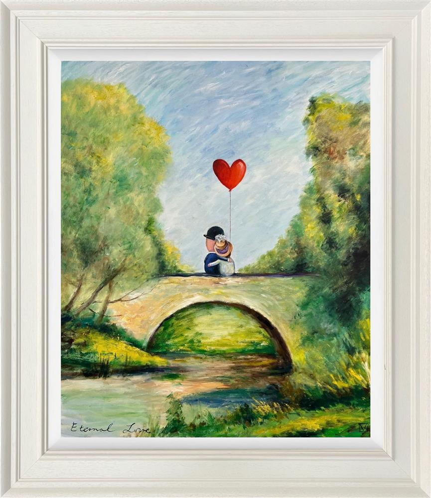 eternal love framed original by artist micahel abrams