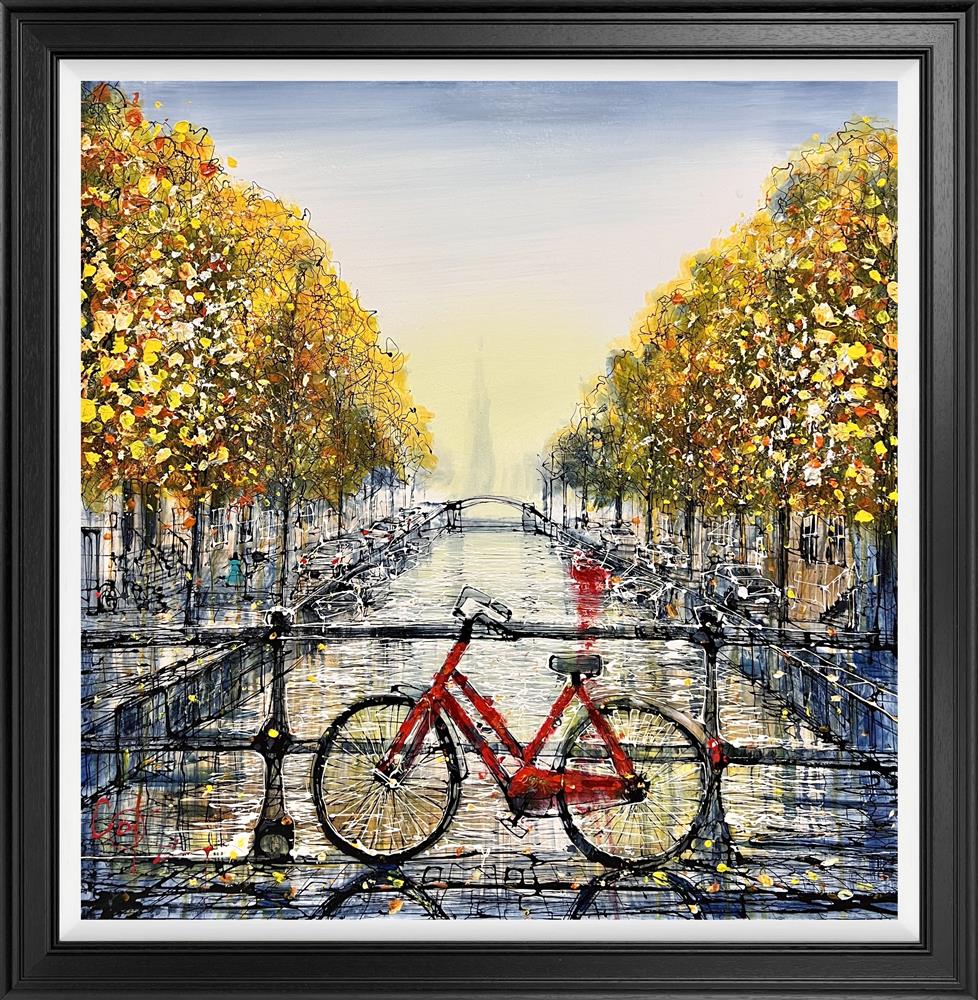 exploring amsterdam framed print by artist nigel cooke