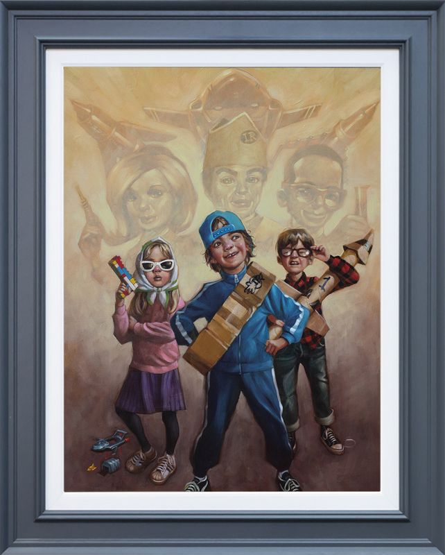 FAB canvas print framed in grey by artist craig davison