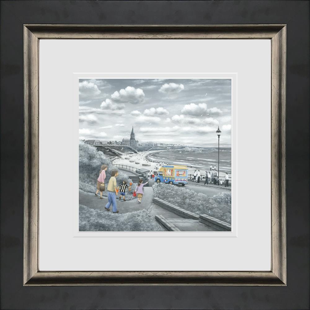 first things first paper framed print by artist leigh lambert