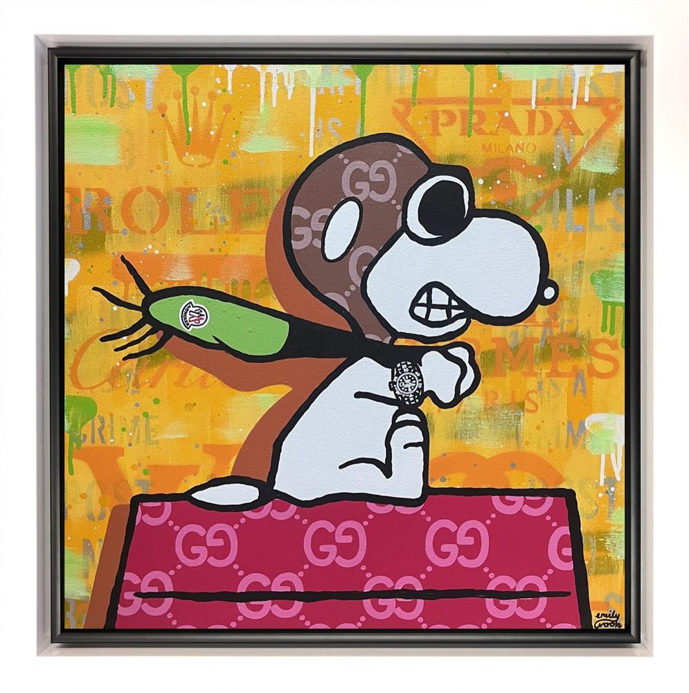 flying high framed original by artist emily crook