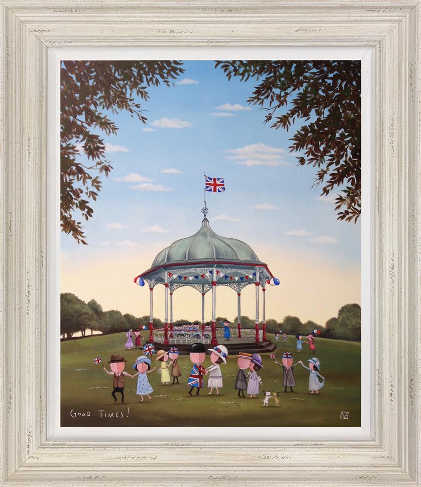 good times framed print by artist michael abrams