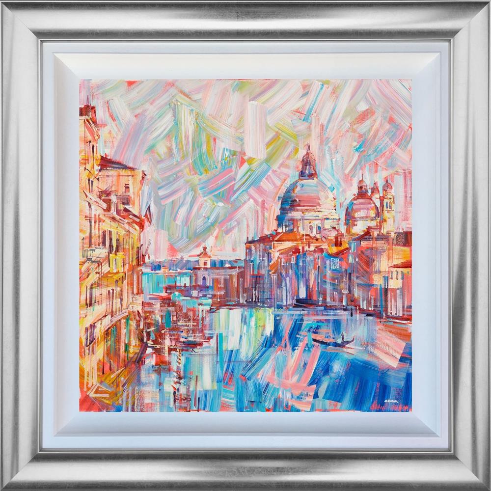 grand canal framed print by artist colin brown