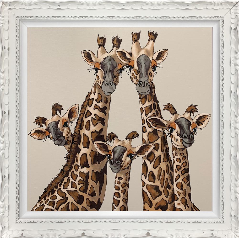 high five pavilion gray framed print by artist amy louise