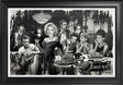 Hollywood hall of frame framed print by artist ben jeffery