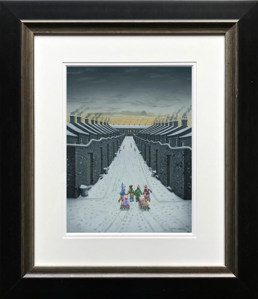 home james framed paper print by artist leigh lambert