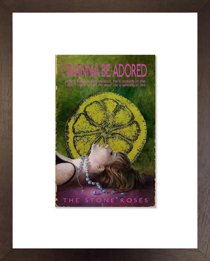 i wanna be adored lsongbook framed print by artist linda charles