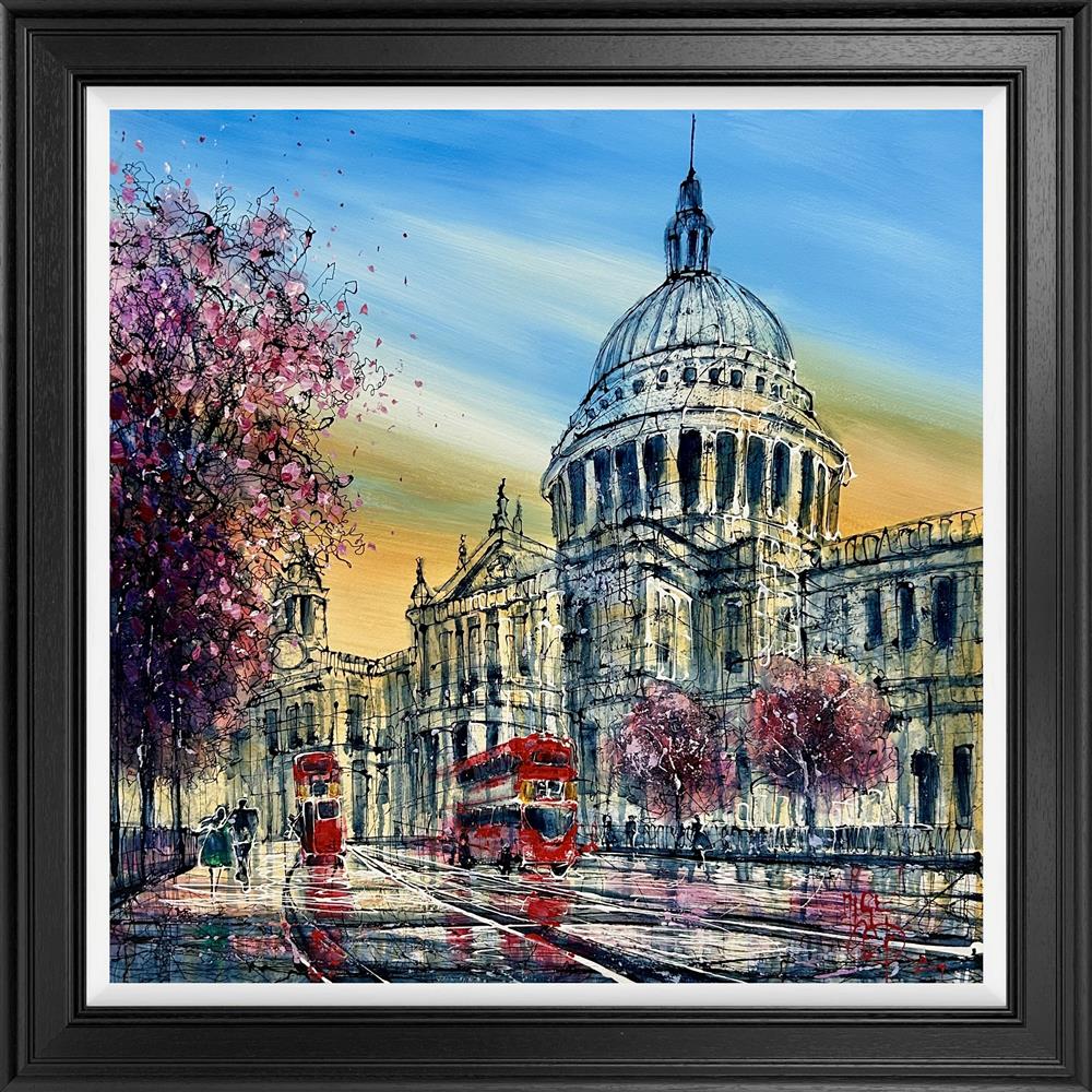 into the city we go original framed by artist nigel cooke