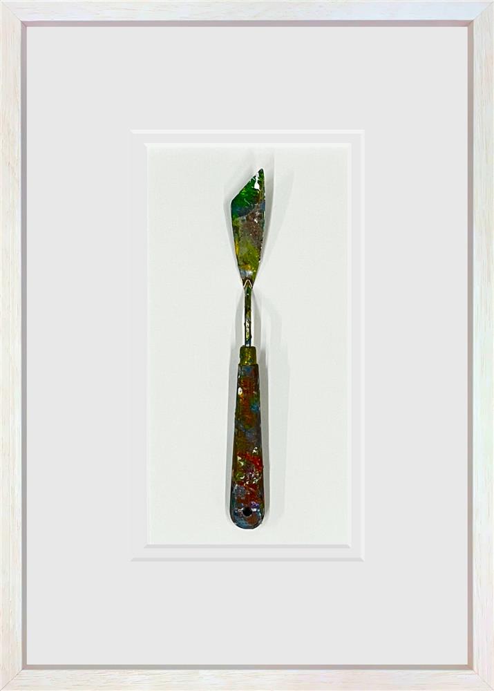 palette knife iv framed by kimblery harris