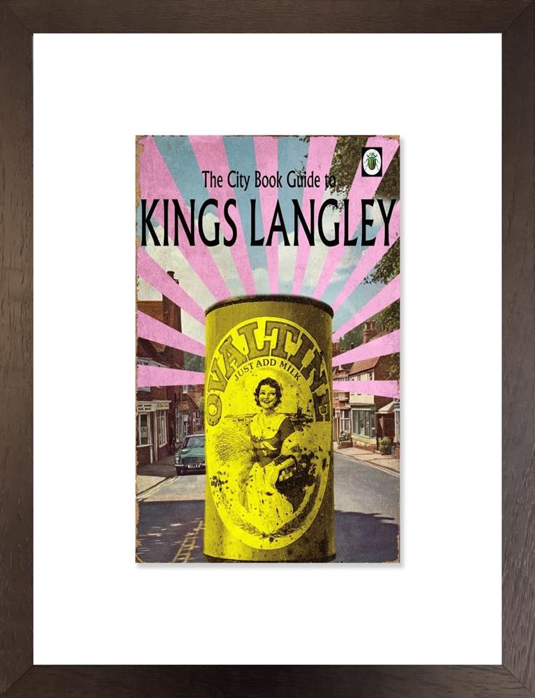 kings langley the city guide collection framed print by artist linda charles