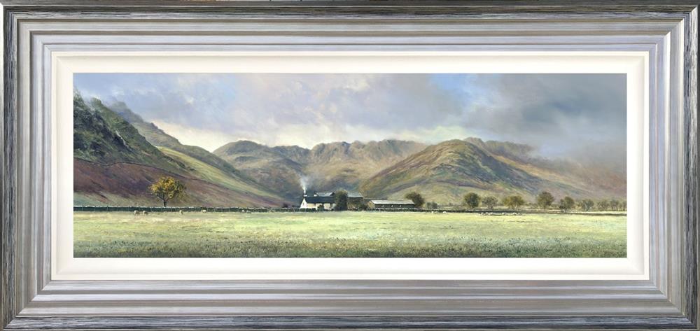 lake district farmhouse framed print by artist duncan palmar