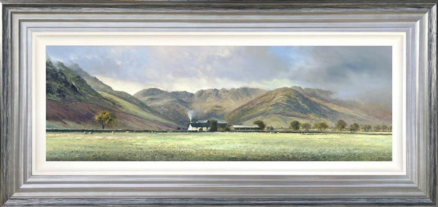 lake district farmhouse framed print by artist duncan palmar