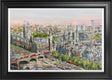 london sunrise framed original by artist nigel cooke