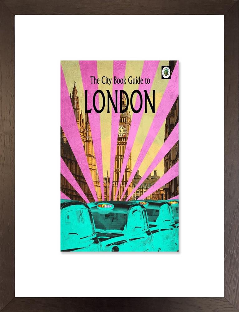 london the city guide framed print by artist linda charles