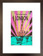 london the city guide framed print by artist linda charles
