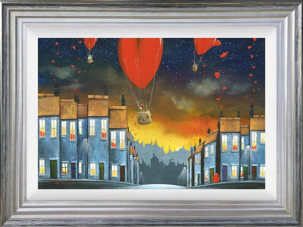 love amongst the stars framed print by artist dale bowen