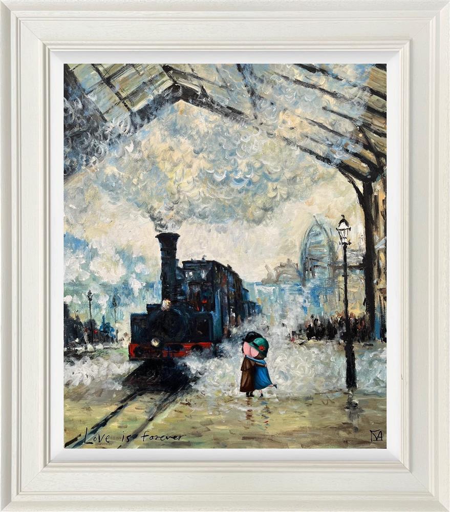 love is forever framed original by artist michael abrams