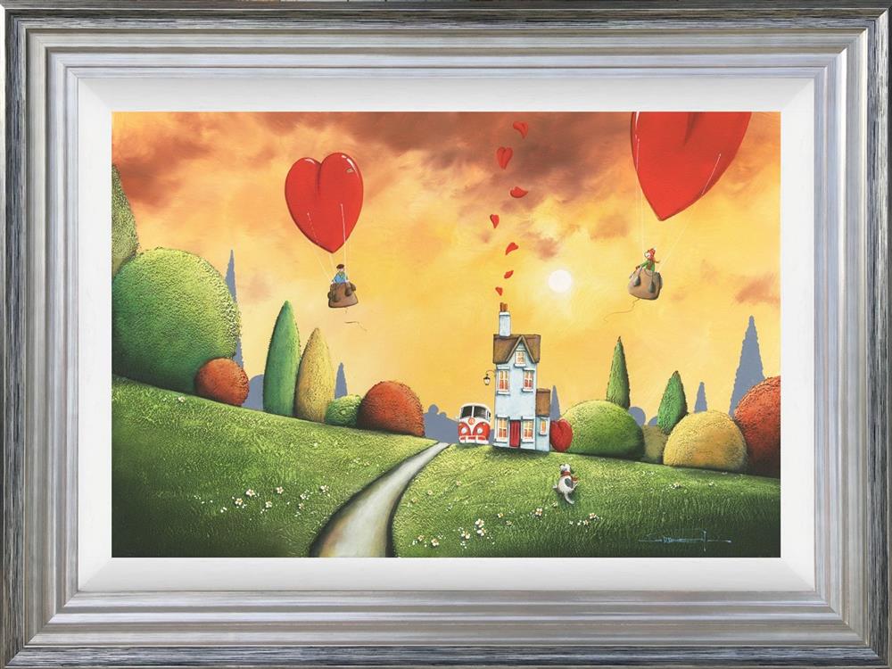 love is in the air framed print by artist dale bowen