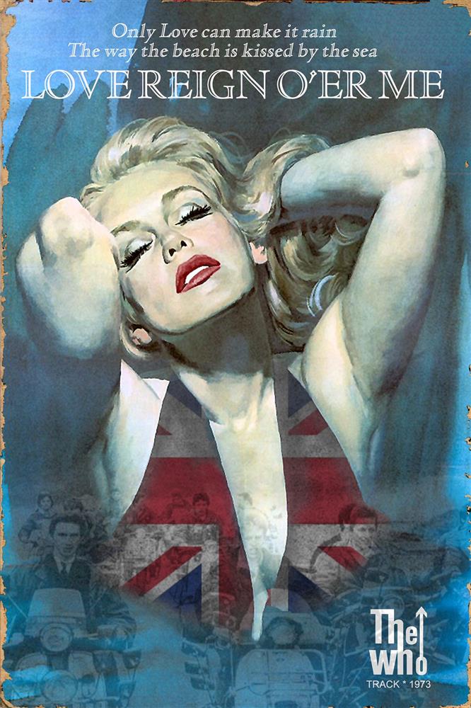 love reign oer me miniature framed print by artist linda charles