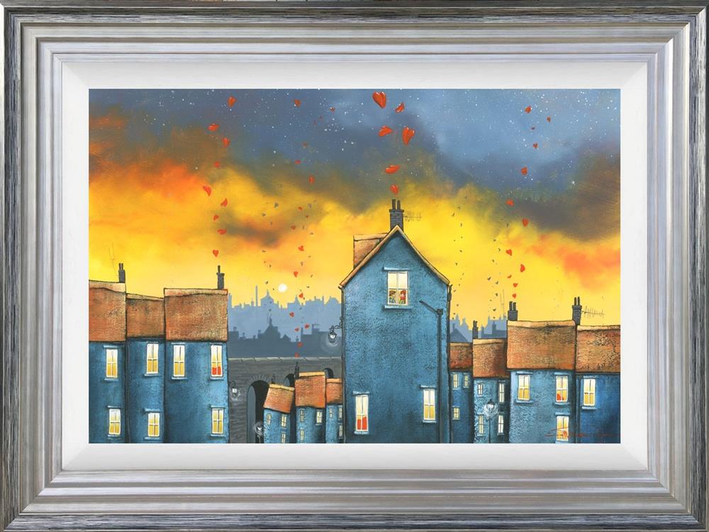 love town framed print by artist dale bowen