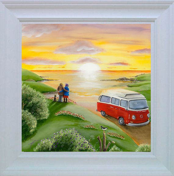 love never grows old framed print by artist caroline deighton