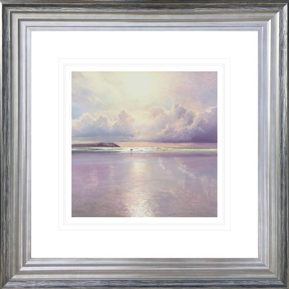 lovers walk framed print by artist duncan palmar