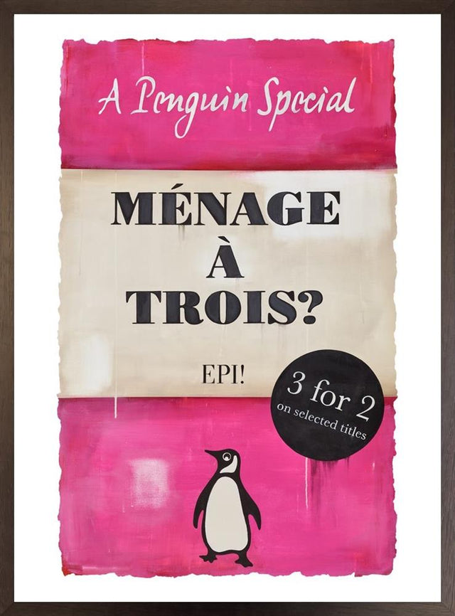 menage a trois framed print by artist epi