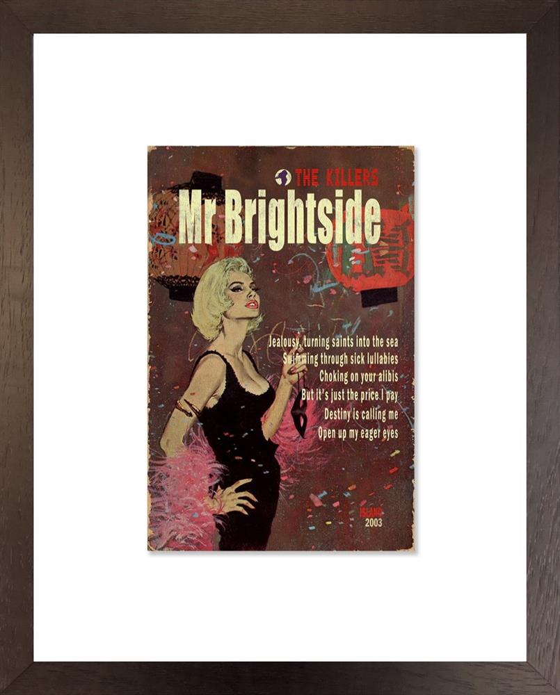 mr brightside songbook framed print by artist linda charles