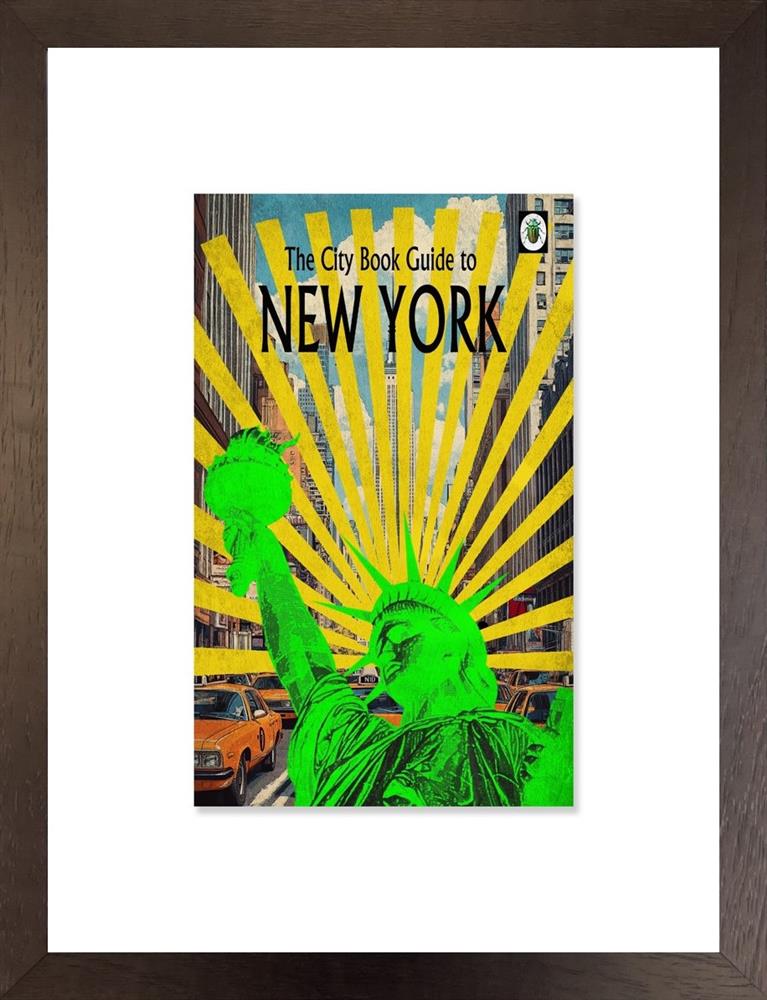 new york the city guide framed print by artist linda charles