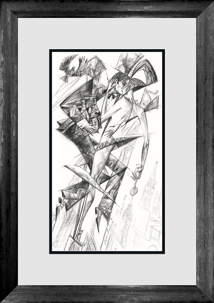 night watch sketch framed print by artist andrei protsouk