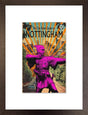 nottingham the city guide collection framed print by artist linda charles