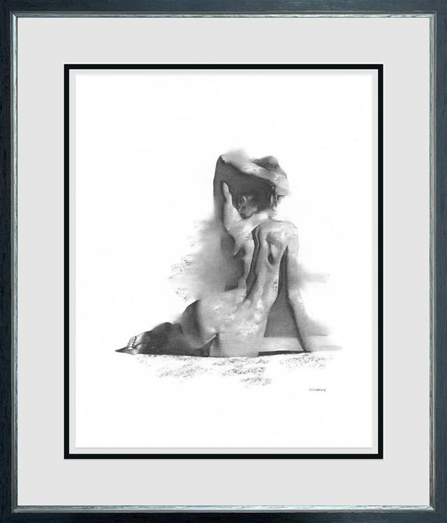 nude study iii framed print by artist shaun othen