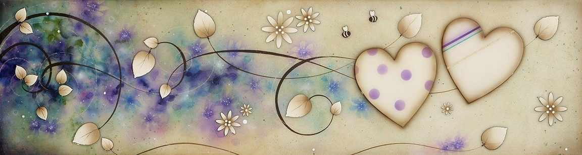 opposites attract purple framed iprint by artist kealey farmer