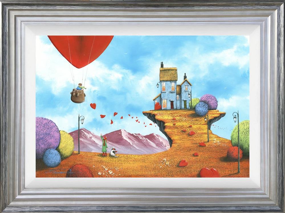 our liff top house framed print by artist dale bowen