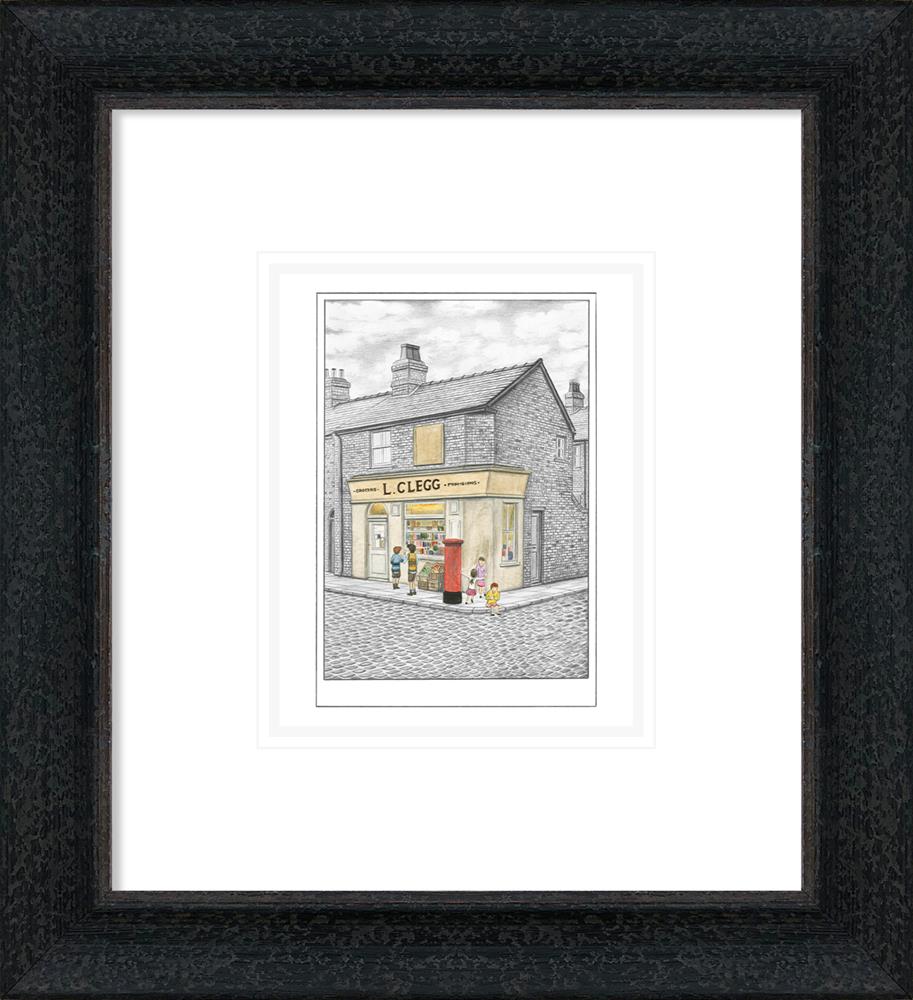 our kids up shops sketch framed print by artist leigh lambert