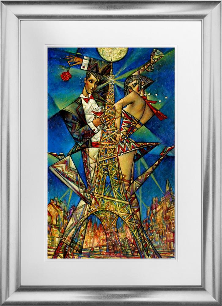 paris nights framed print by artist andrei protsouk