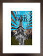 paris the city guide collection framed print by artist linda charles