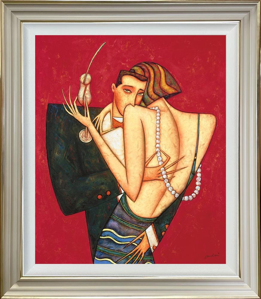 pearls of love the art of love tour framed print by artist andrei protsouk