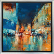 piccadilly lights framed print by benoit havard