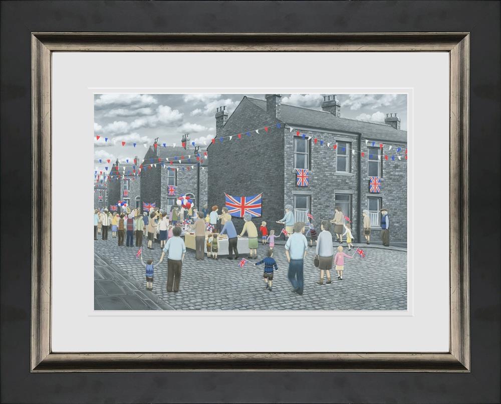 pride of britain framed paper print by artist leigh lambert