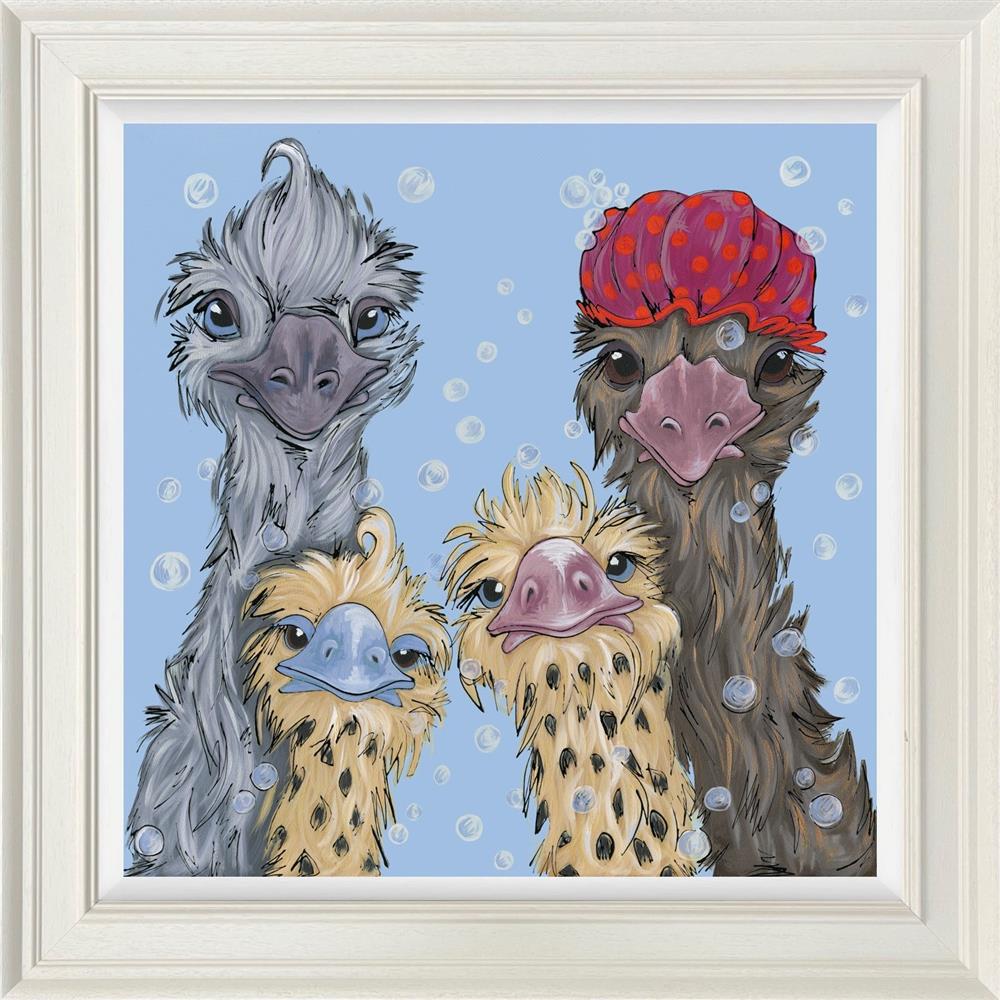 shamppo shenanigans canvas print framed by artist amy louise