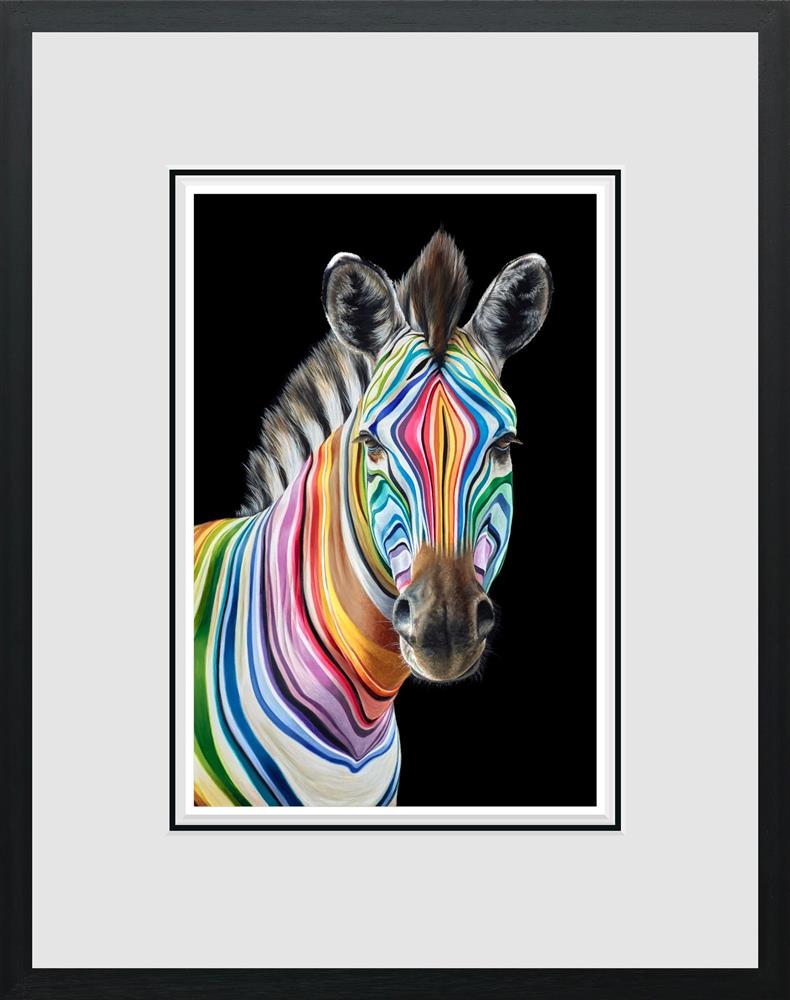 shine bright framed print by artist hayley goodhead